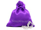 Sterling silver oval gem earrings GIFT BAG