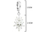 Sterling silver chandelier marquise earrings MEASUREMENT
