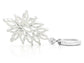 Sterling silver chandelier marquise earrings BACK