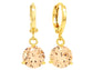 Champagne gem gold earrings MAIN