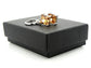 White gold orange princess necklace and earrings GIFT BOX