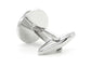 Sterling silver gear stick cufflinks BACK