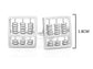 Sterling silver abacus cufflinks MEASUREMENT