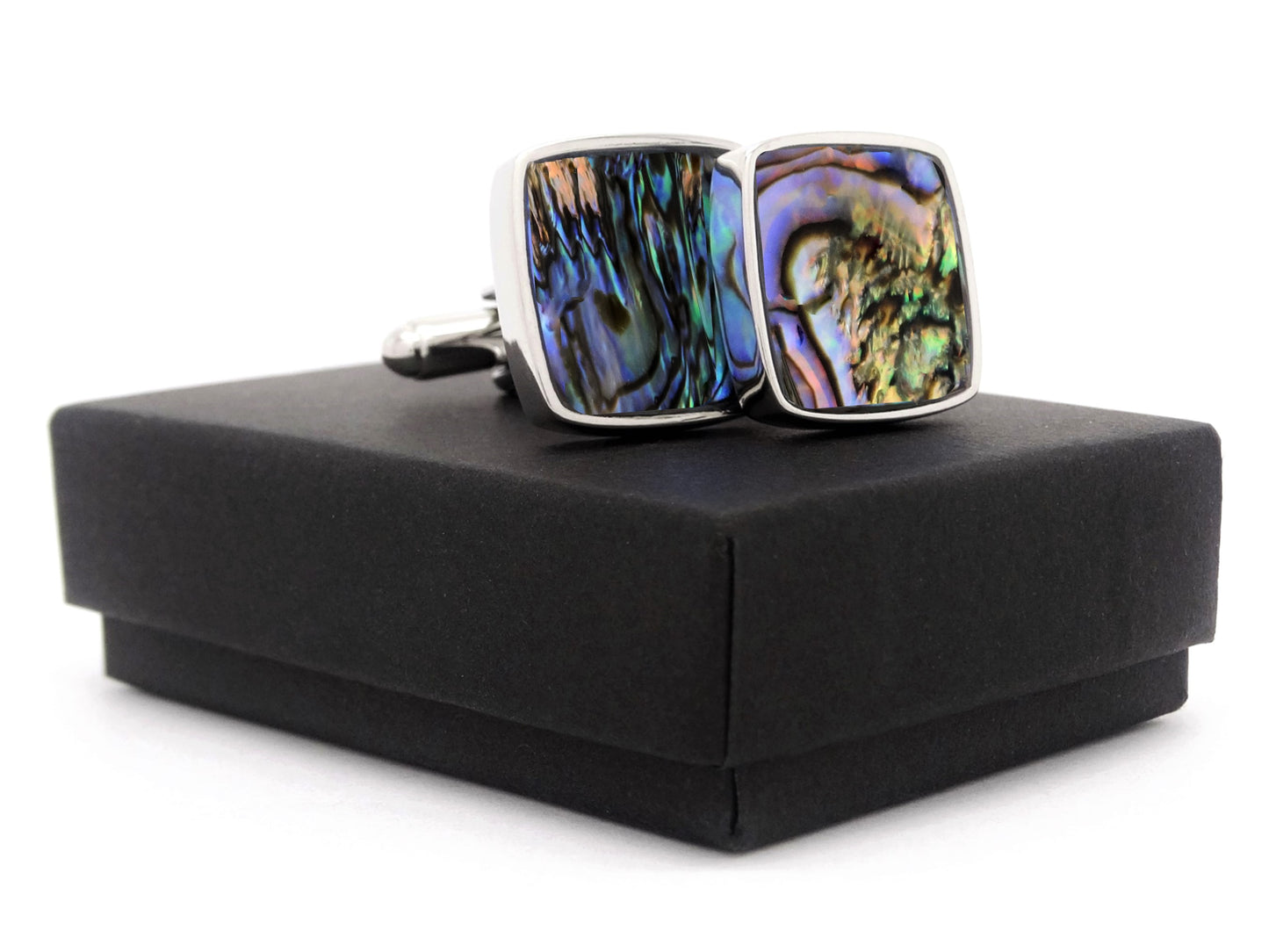 Natural Mother Pearl Abalone Cufflinks