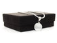 White moonstone ball necklace and earrings GIFT BOX 2