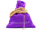 Gold thick rope necklace GIFT BAG