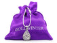 Decorated white moonstone necklace GIFT BAG