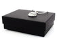 Decorated white moonstone necklace GIFT BOX
