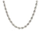 Sterling silver thick rope necklace MAIN