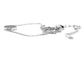 White gold black moonstone choker necklace DISPLAY