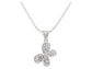 Sterling silver butterfly drop necklace MAIN