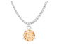 Champagne gem white gold necklace MAIN
