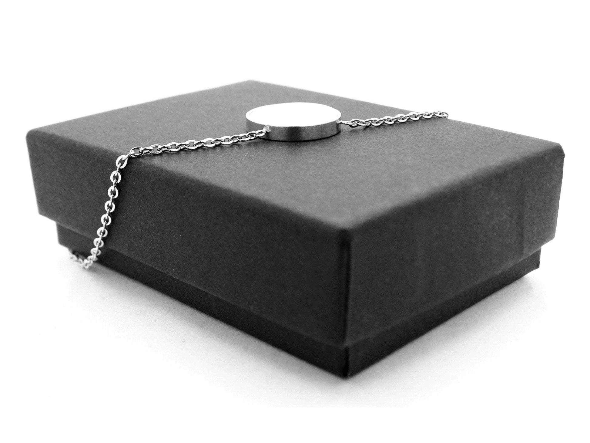 White gold white seashell choker necklace GIFT BOX