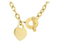 Yellow gold proverbs 4:23 necklace MAIN