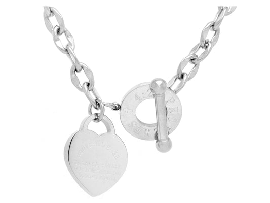 White gold proverbs 4:23 necklace MAIN
