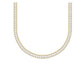 Yellow Gold Baguette Tennis Choker Necklace