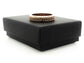 Rose gold curb link chain ring GIFT BOX