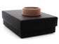 Rose gold steel mesh band ring GIFT BOX