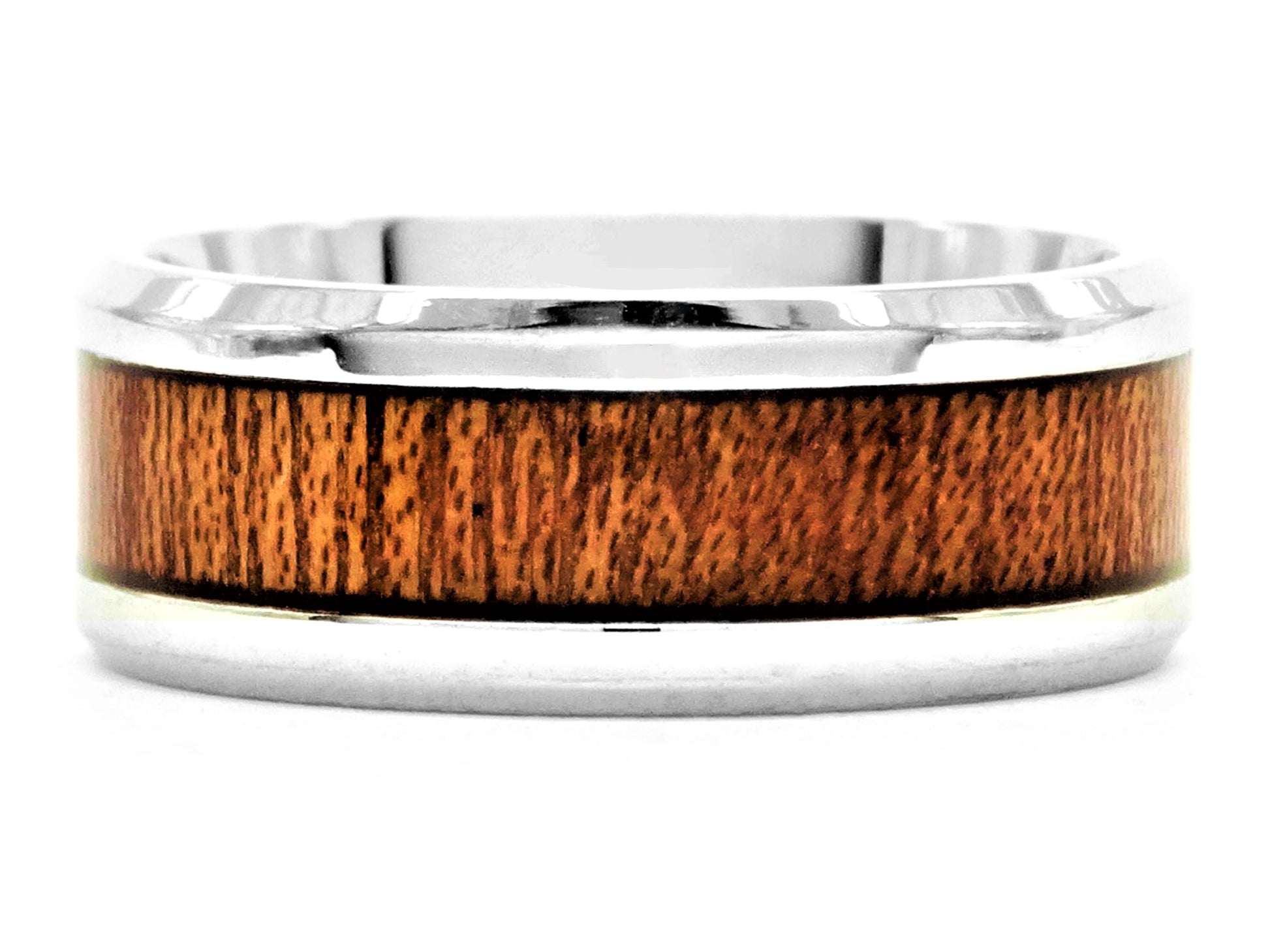 Stainless steel mahogany ring MAIN