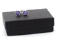 Purple gemstone stud earrings GIFT BOX
