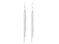 Sterling silver drop chandelier earrings