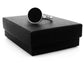 White gold black signet ring GIFT BOX
