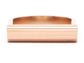 Rose gold round bar ring MAIN